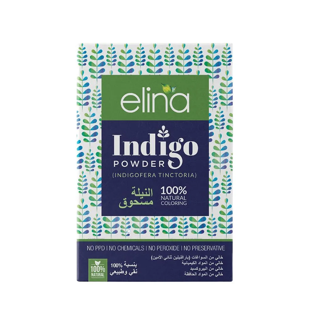 Elina Indigo Hair Color Powder For Dandruff And Dry Hair