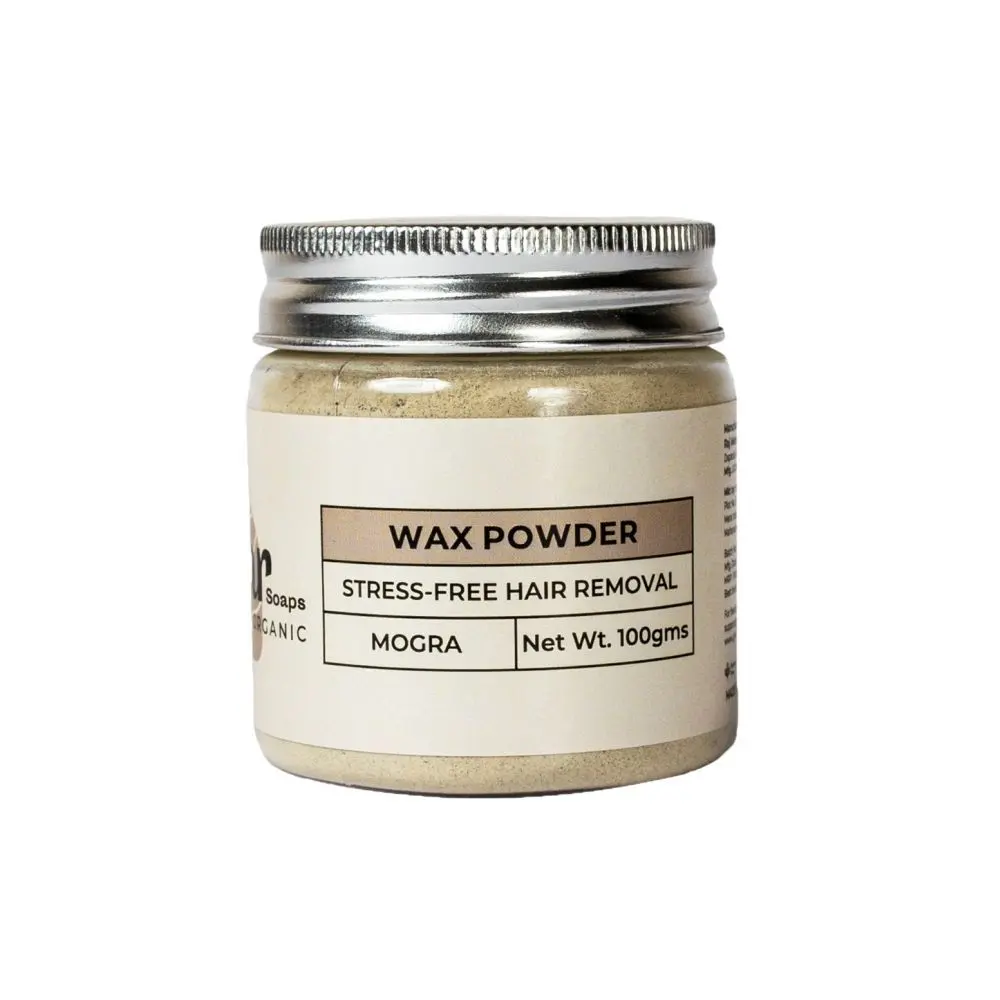 Ghar Soaps Organic Wax Powder For Hair Removal For Women & Men Suitable All Type Of Skin (100 Gm)