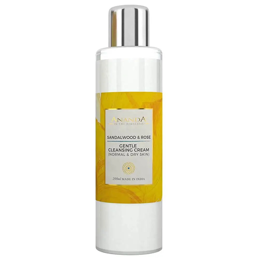 Ananda Gentle Cleansing Cream for Normal and Dry Skin,  200 ml  Sandalwood & Rose