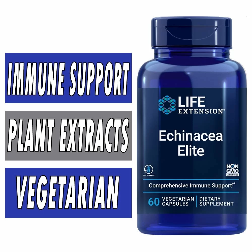 Life Extension Echinacea Elite - 60 Veg Caps