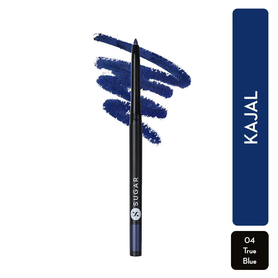 SUGAR Kohl Of Honour Intense Kajal - 04 True Blue (navy Blue) (single Blister)