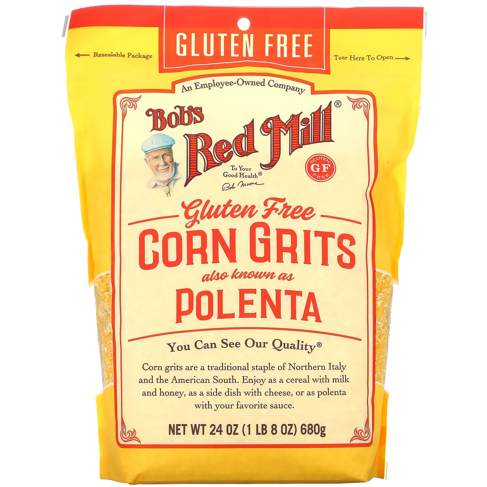 Gluten Free Corn Grits, 24 oz ( 680 g)