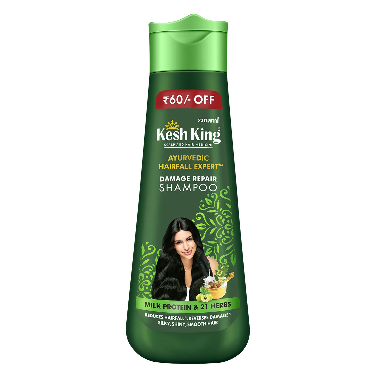 Keshking Scalp And Hair Medicine Ayurvedic Hairfall Expert Damage Repair Shampoo