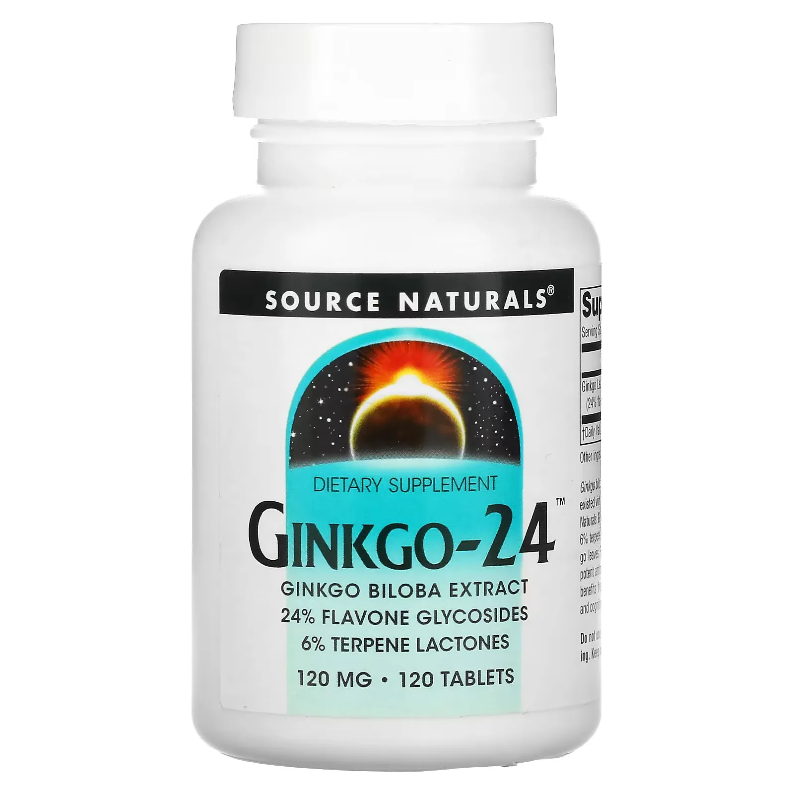 Ginkgo-24, 120 mg, 120 Tablets