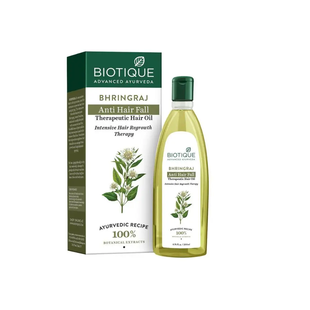 Biotique Bhringraj Anti Hair Fall Therapeutic Hair Oil  (200 ml)