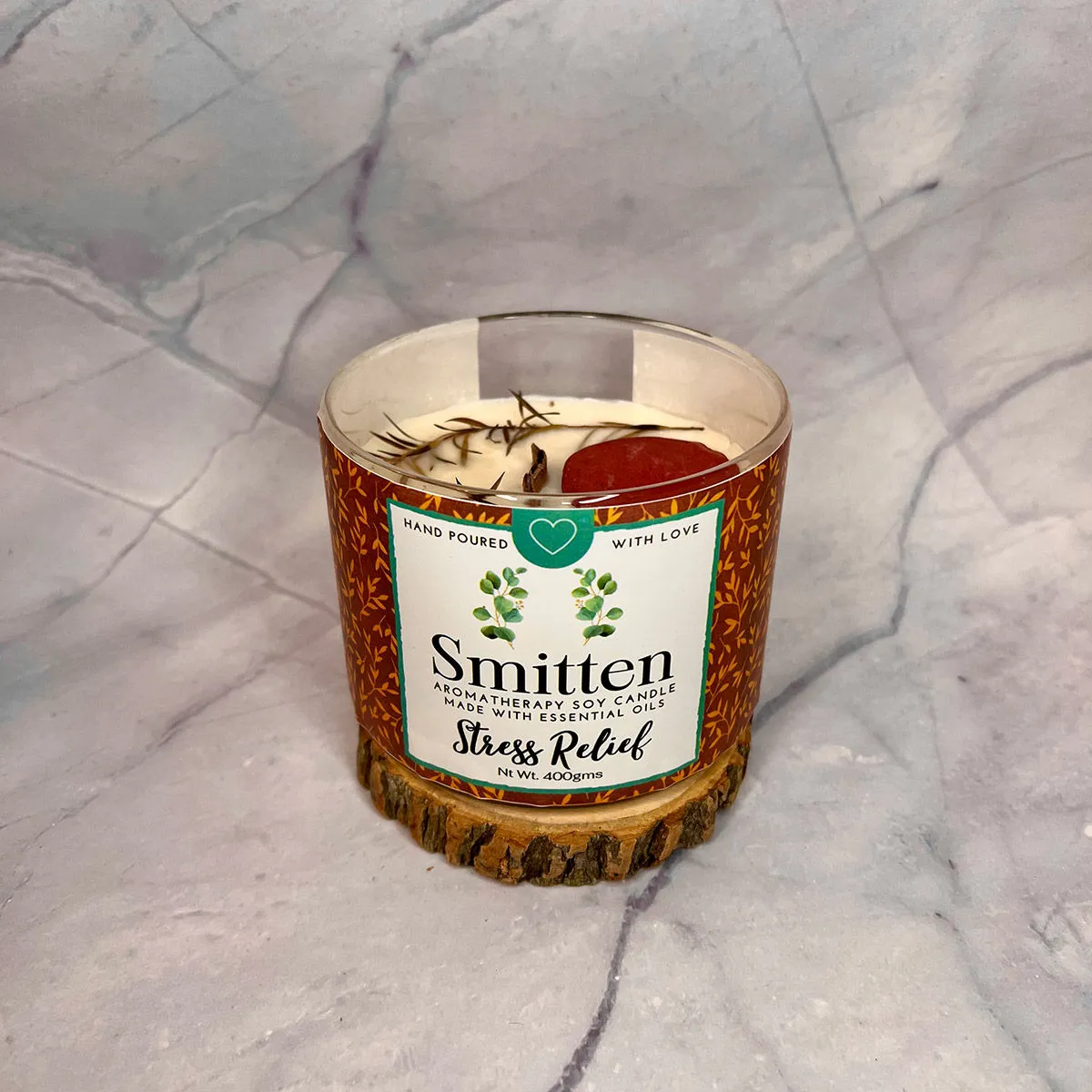 Smitten Aromatherapy Candle Stress Relief (400gms)