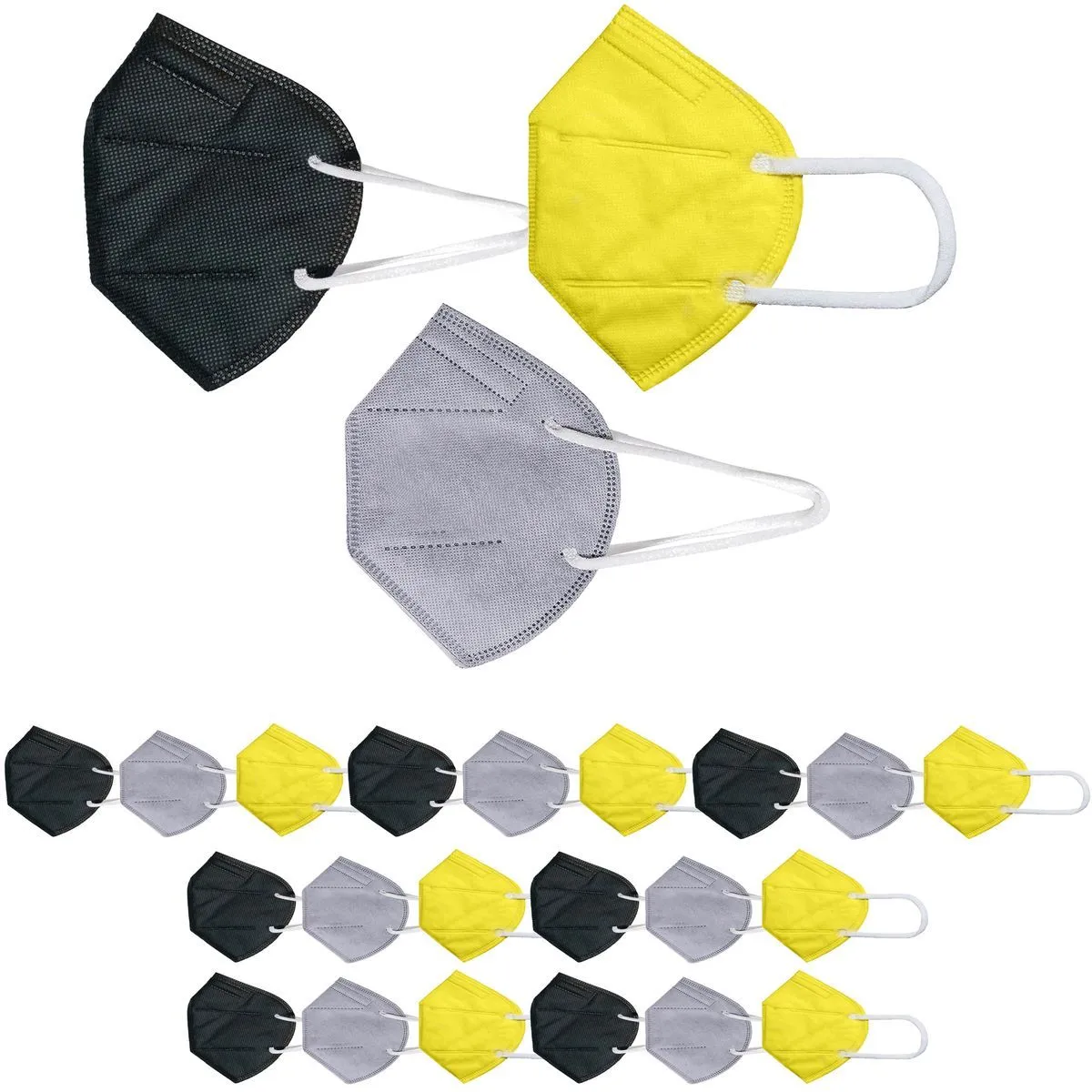 OOMPH Pack of 24 Kn95/N95 Anti-Pollution Reusable 5-Layer Mask