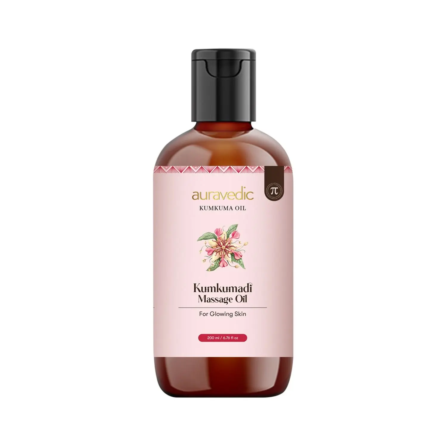 Auravedic Kumkumadi body massage oil for women men.Kumkumadi tailam massage oil for full body.Kumkumadi oil body massage oil for glowing skin. Paraben free 200 ml