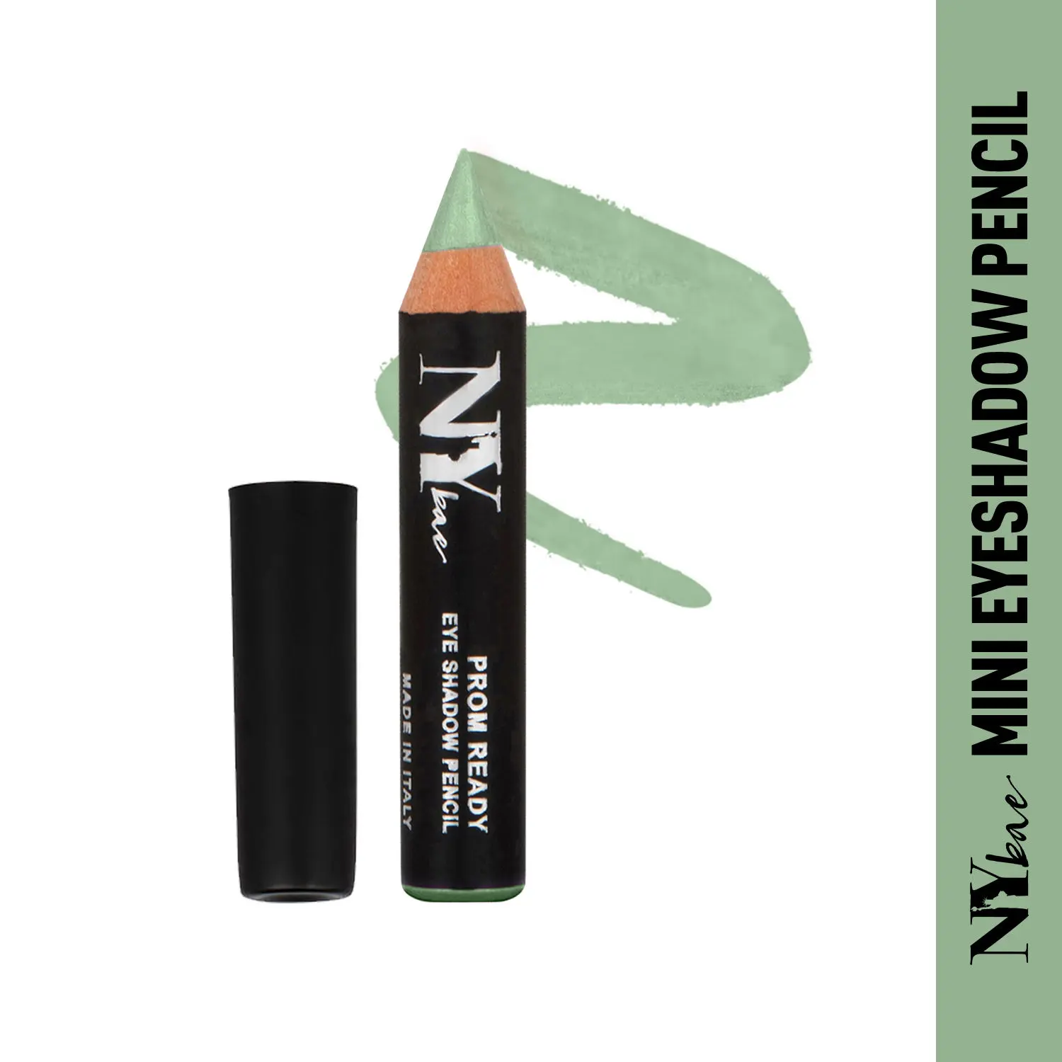 NY Bae Prom Ready - Mermaid 2 (1.5 g) | Mini Eyeshadow Pencil | Green | Glitter Finish | Enriched With Coconut Oil | Highly Pigmented | Lightweight | Lasts Upto 8 Hours | Easily Blendable | Cruelty Free