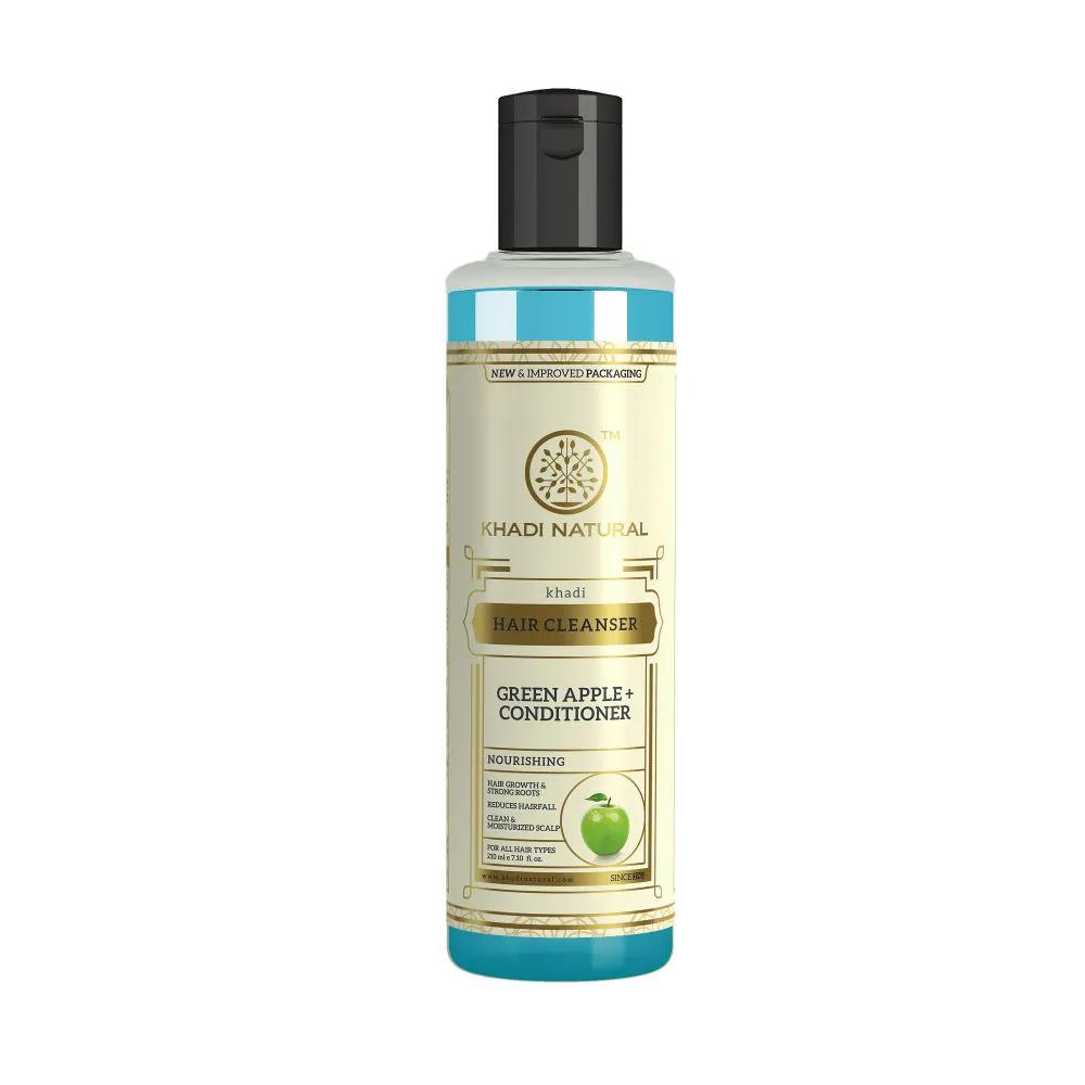 Khadi Natural Green Apple + Conditioner Hair Cleanser