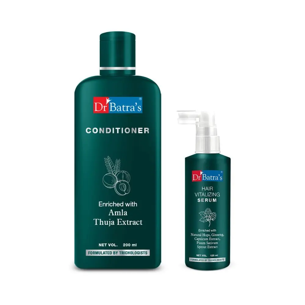 Dr Batra's Hair Vitalizing Serum 125 ml and Conditioner - 200 ml