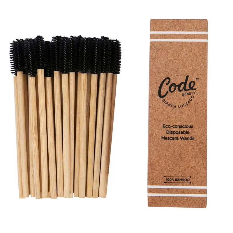 Code Beauty Disposable Bamboo Mascara Wands