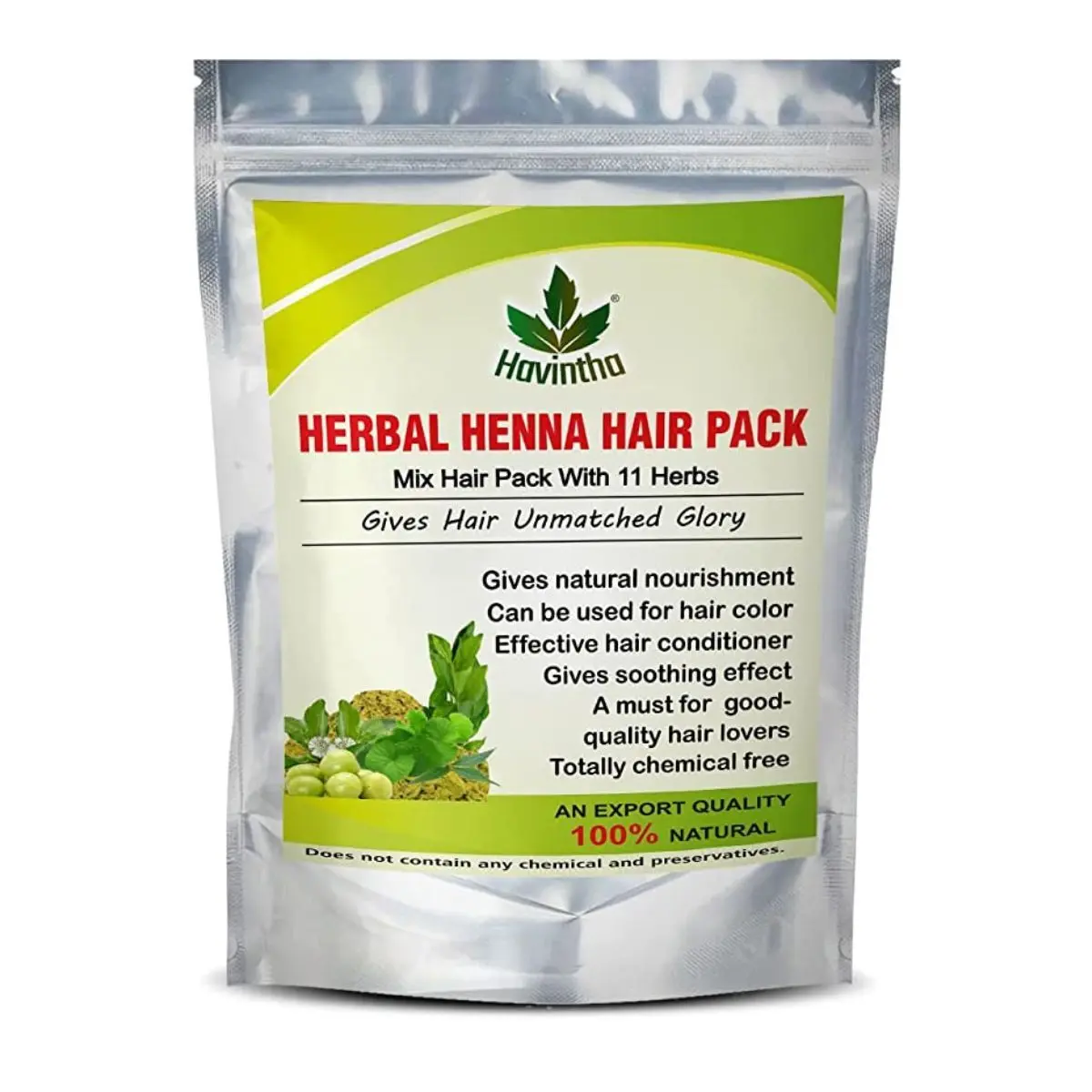 Natural Herbal Henna 11 Herbs Mix Hair (227 g)