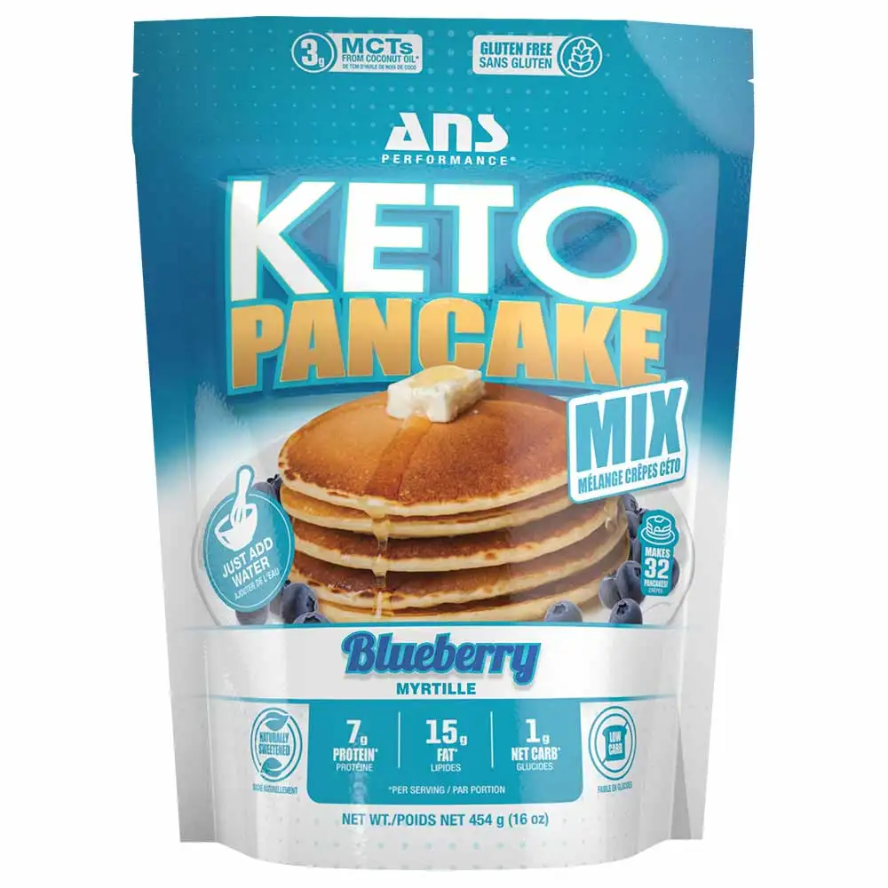 ANS Performance KETO Pancake Mix,  Blueberry  454 g