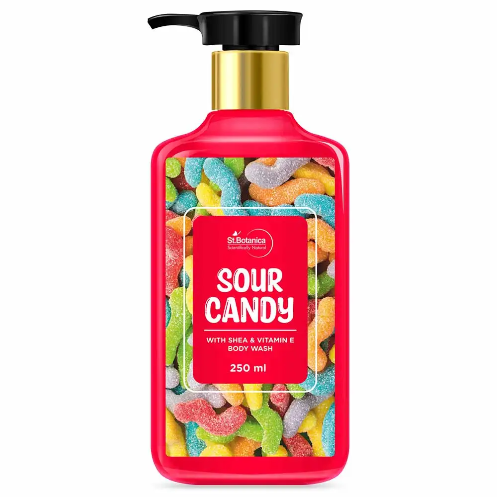 St.Botanica Sour Candy With Shea & Vitamin E Body Wash,  250 ml  for All Skin Type