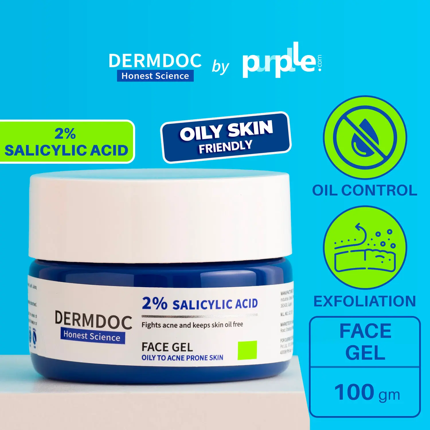 2% Salicylic Acid Anti Acne Face Gel