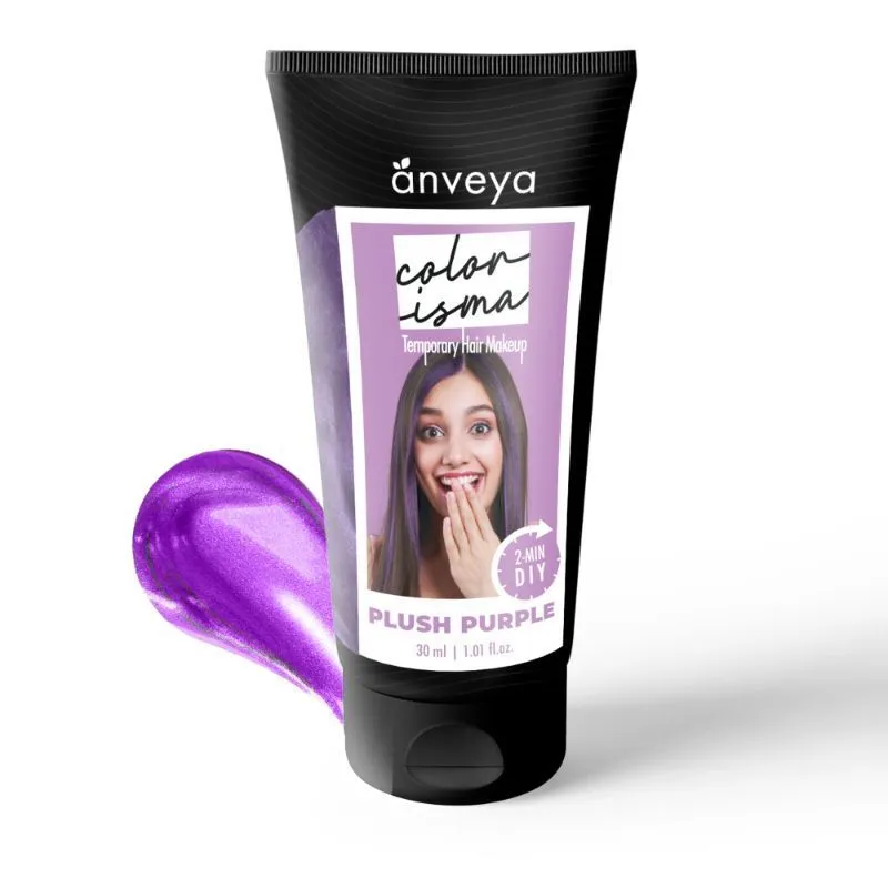 Anveya Colorisma Plush Purple -Temporary Hair Color Makeup