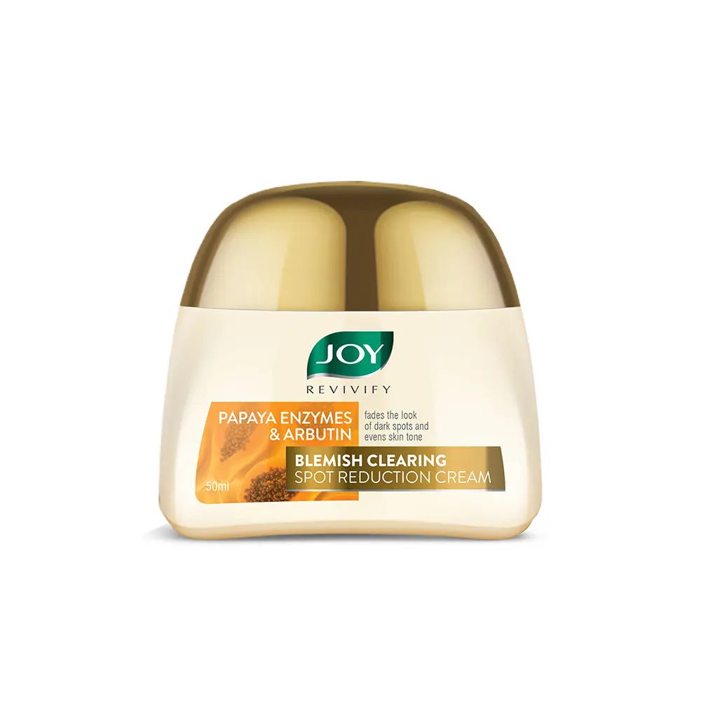 Joy Revivify Papaya Enzymes & Arbutin Blemish Clearing Spot Reduction Cream (50 ml)