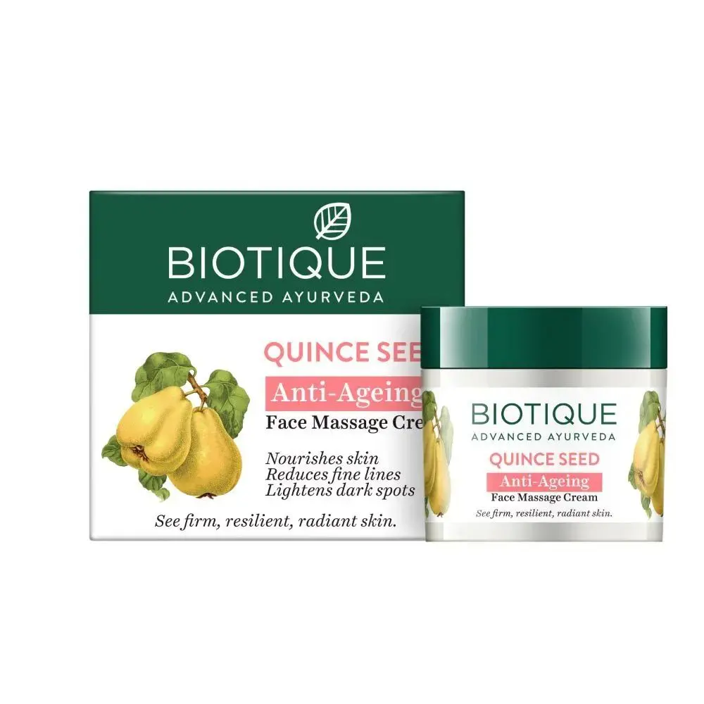 Biotique Quince Seed Anti-Ageing Face Massage Cream (50 g)