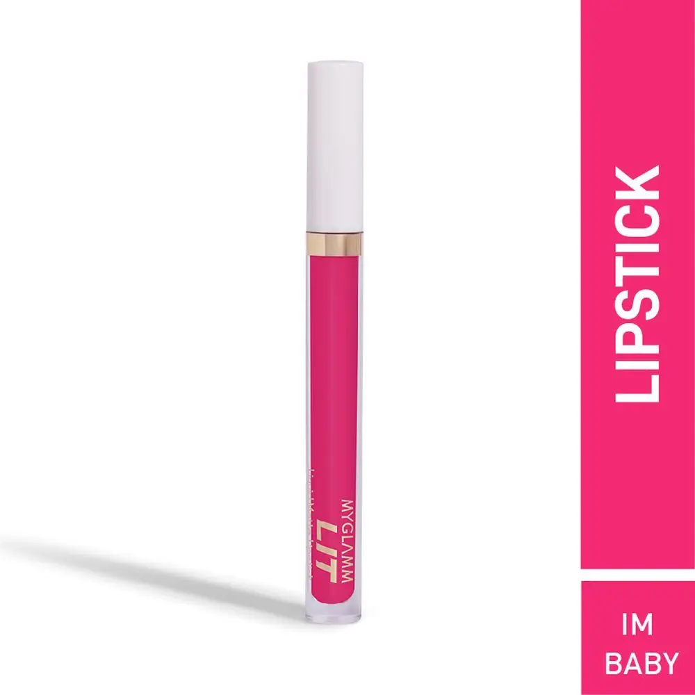 MyGlamm LIT Liquid Matte Lipstick-I'm Baby (3 ml)