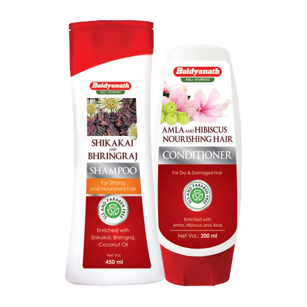 Baidyanath Shikakai Bhringraj Shampoo & Amla Conditioner