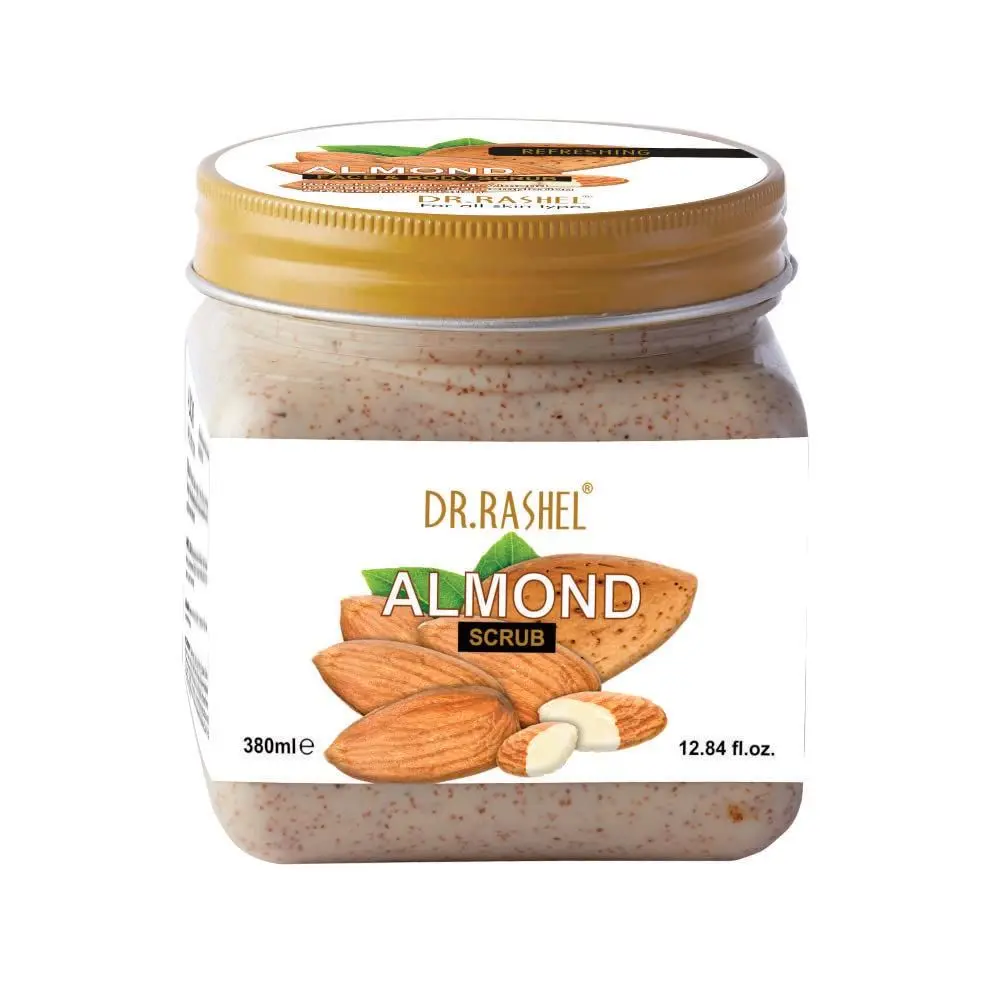 Dr.Rashel Refreshing Almond Face and Body Scrub For All Skin Types (380 ml)