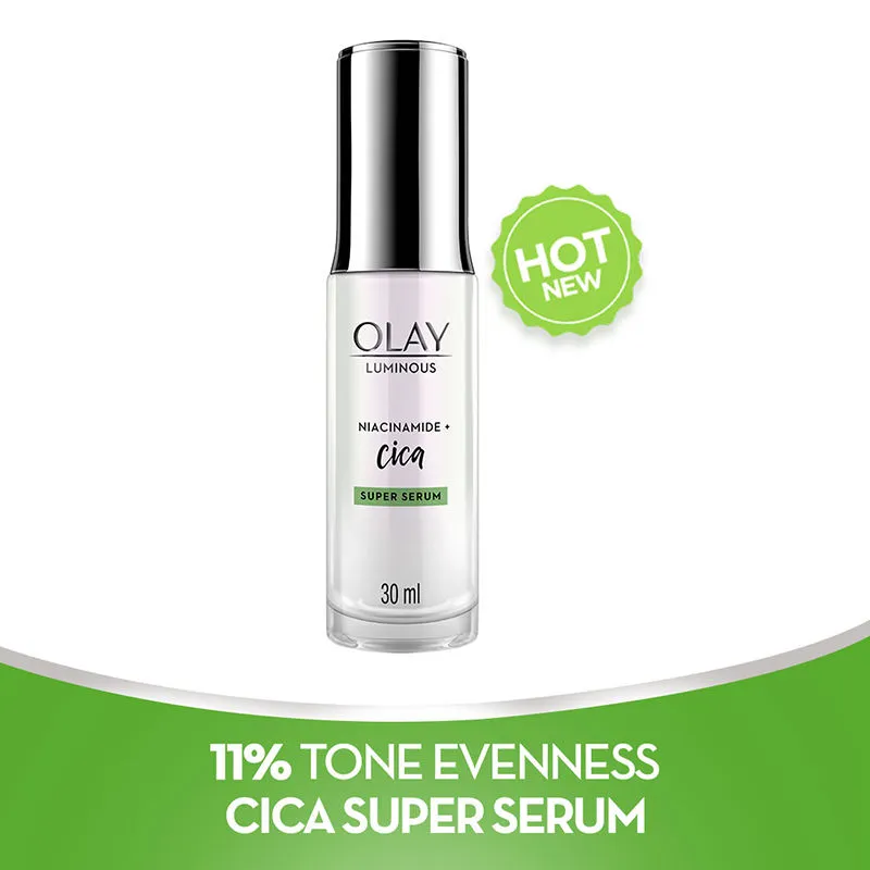 Olay Cica Super Serum With 99% Pure Niacinamide - Calms & Soothes Skin Reduces Irritation - Redness