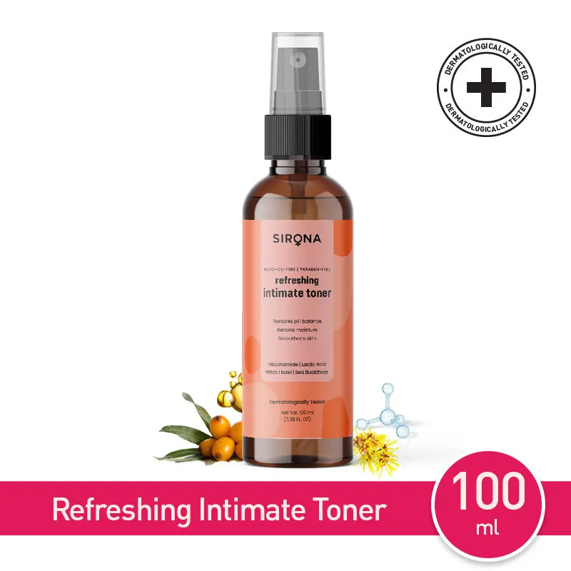 Sirona Refreshing Intimate Toner for Men & Women | Soothes Irritation & Itchiness