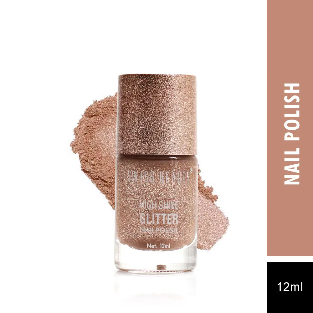 Swiss Beauty High Shine Glitter Nail Polish 4 (12 ml)