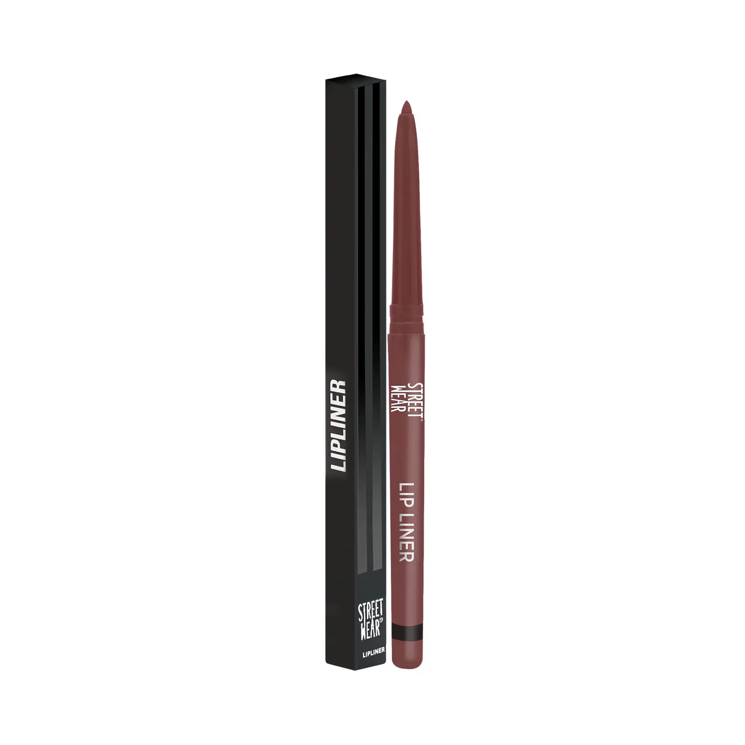 STREET WEAR® Lip Liner -Russet Brown (Brown) - 0.30gms -Smooth, Creamy texture, Non-drying, Pillow soft Formulation, Rich Color payoff, One Stroke Applicaation, Enriched with Vitamin E