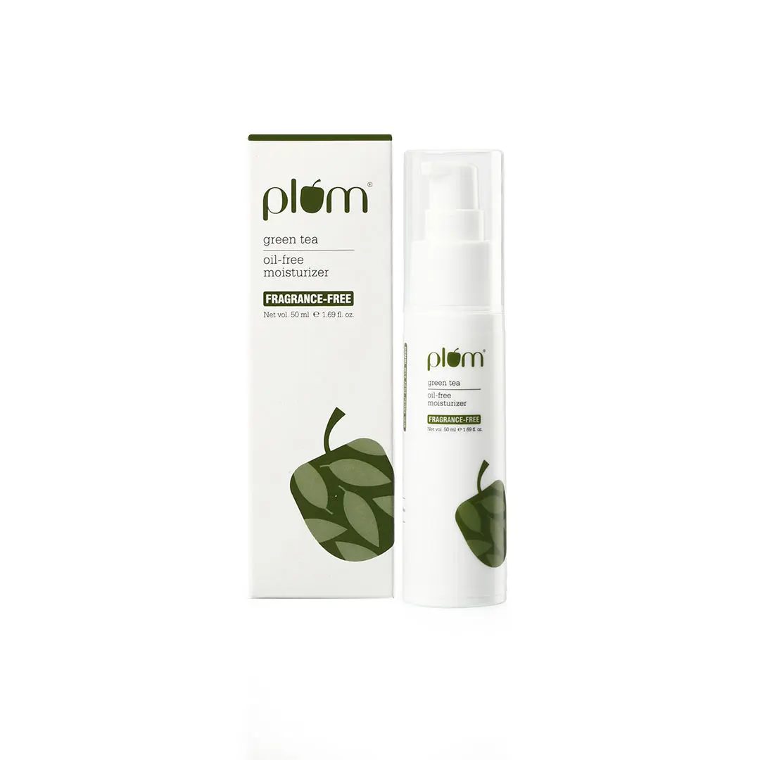 Plum Green Tea Oil Free Moisturizer | Contains Niacinamide & Hyaluronic Acid | 100% Fragrance Free |For Daily Use