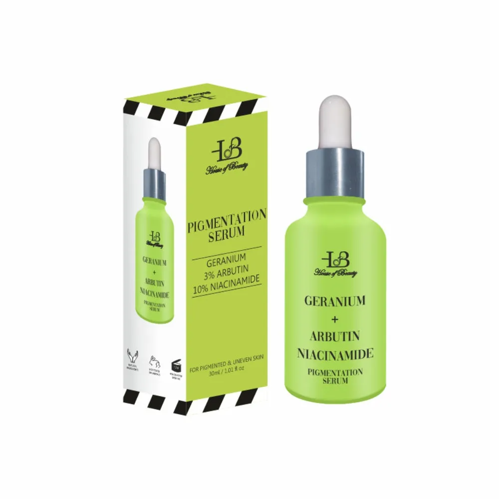 House of Beauty Pigmentation Serum (Geranium + Arbutin Niacinamide)