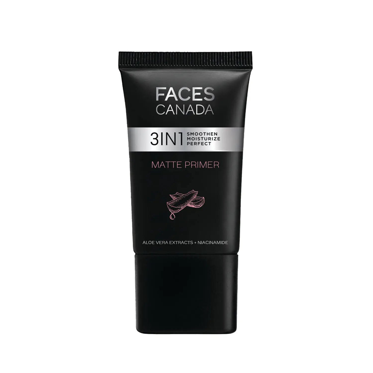 FACES CANADA Matte Primer 30g | Hyaluronic acid | Niacinamide | Lightweight | Nonsticky | Aloe Vera | Corn Starch | Vit A,C&E | Paraben Free | Alcohol Free | No Mineral Oil | Vegan | Cruelty Free