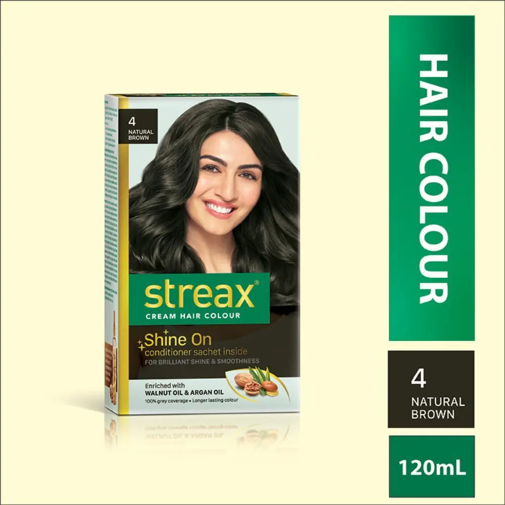 Streax Hair Colour - Natural Brown (120 ml)