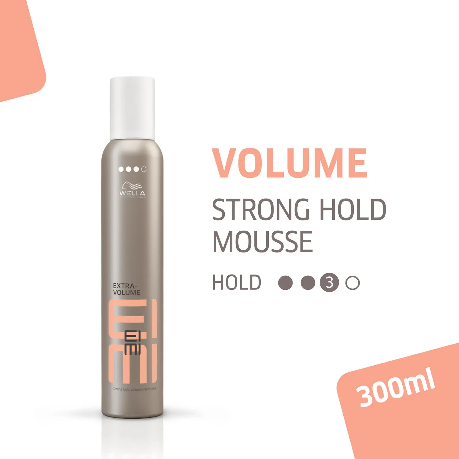 Wella Professionals EIMI Extra Volume Strong Hold Volumizing Mousse (300 ml)