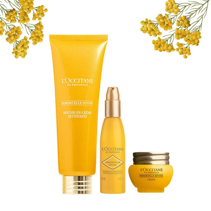 L'Occitane Immortelle Anti-Aging CTM Routine