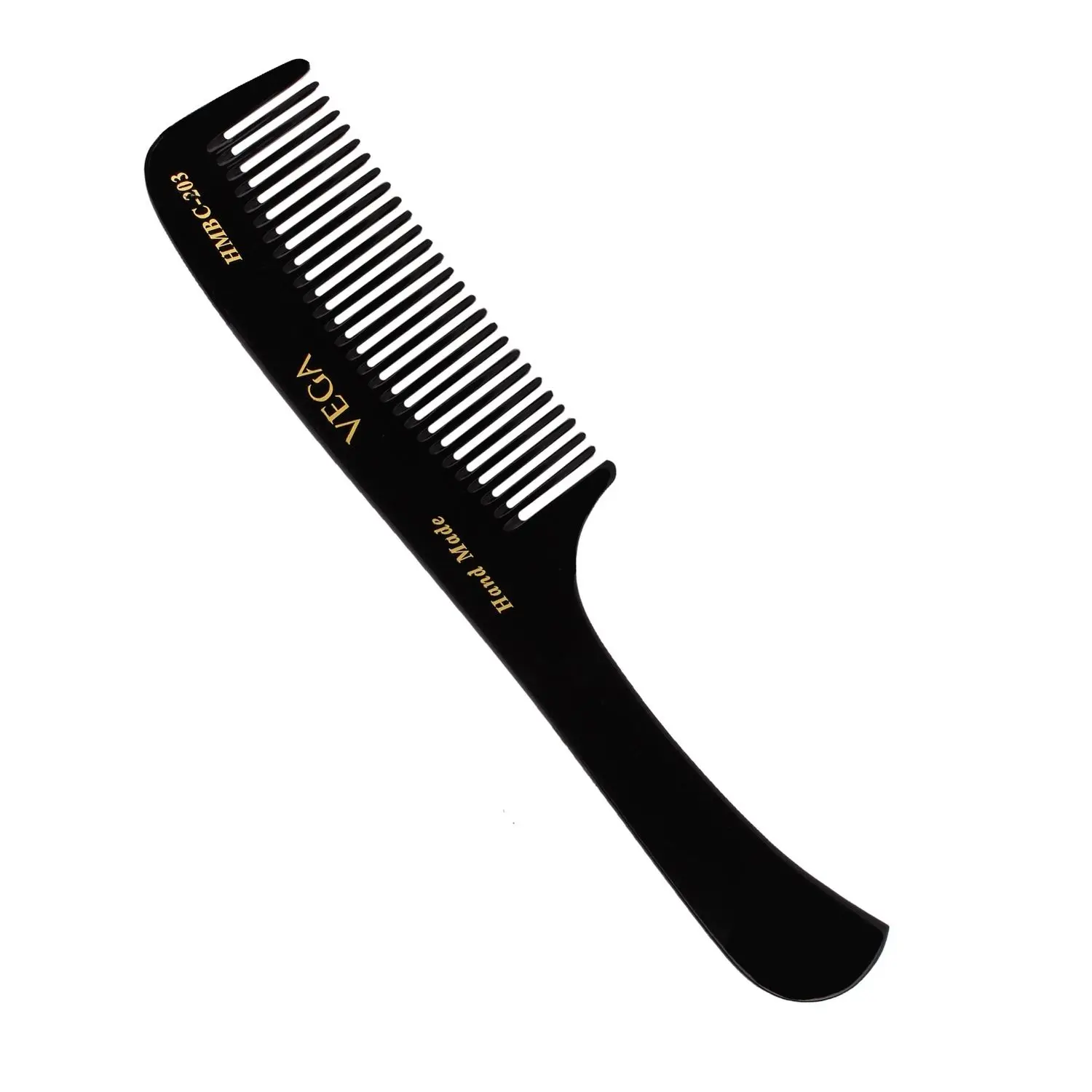 VEGA Handcrafted Grooming Hair Comb for Professional Styling, (HMBC-203)