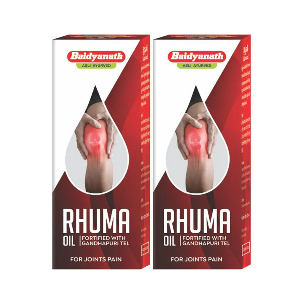 Baidyanath Rhuma Joint Pain Oil - Pack Of 2