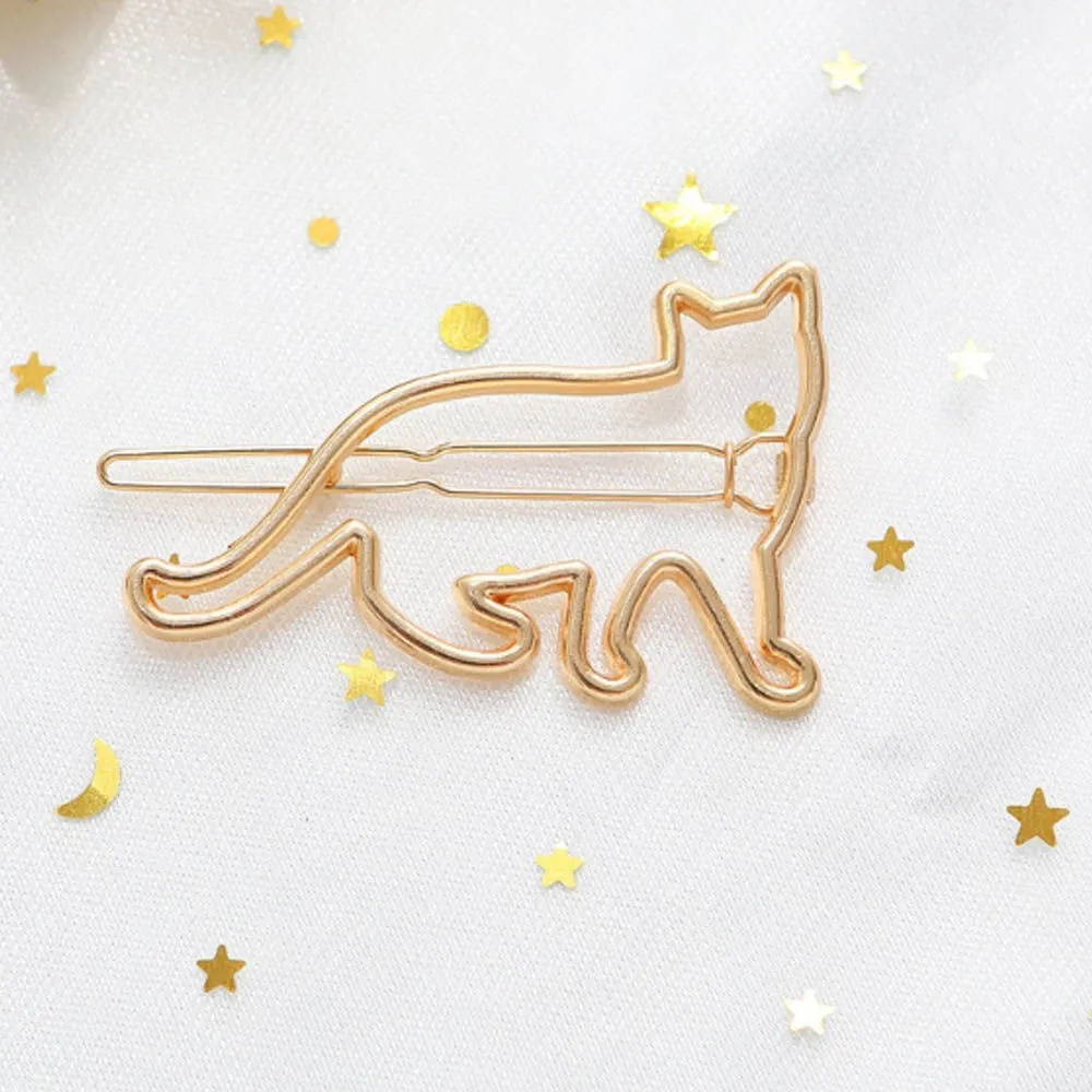 Ferosh Bracha Gold Cat Hair Pin