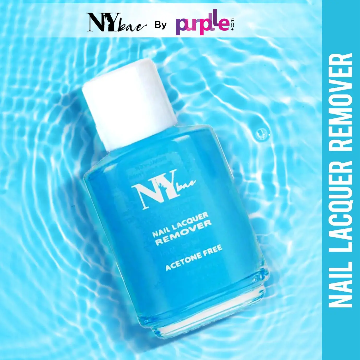NY Bae Nail Lacquer Remover - Blue (30 ml)