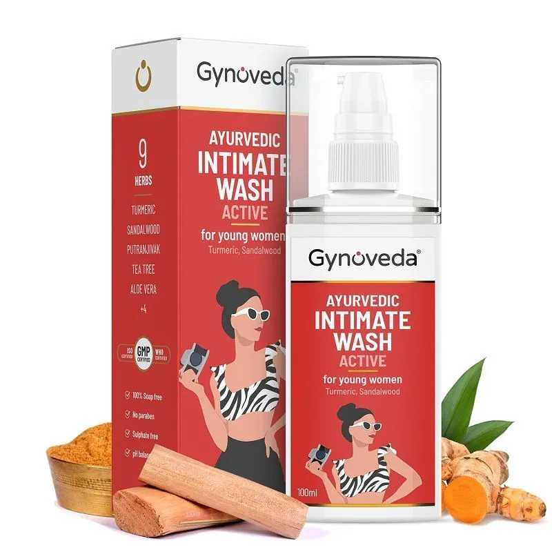 Gynoveda Ayurvedic Intimate Wash Active For Sensually Active Women