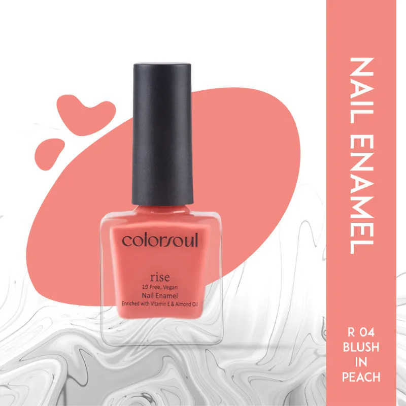 ColorSoul Rise Nail Enamel - Blush In Peach