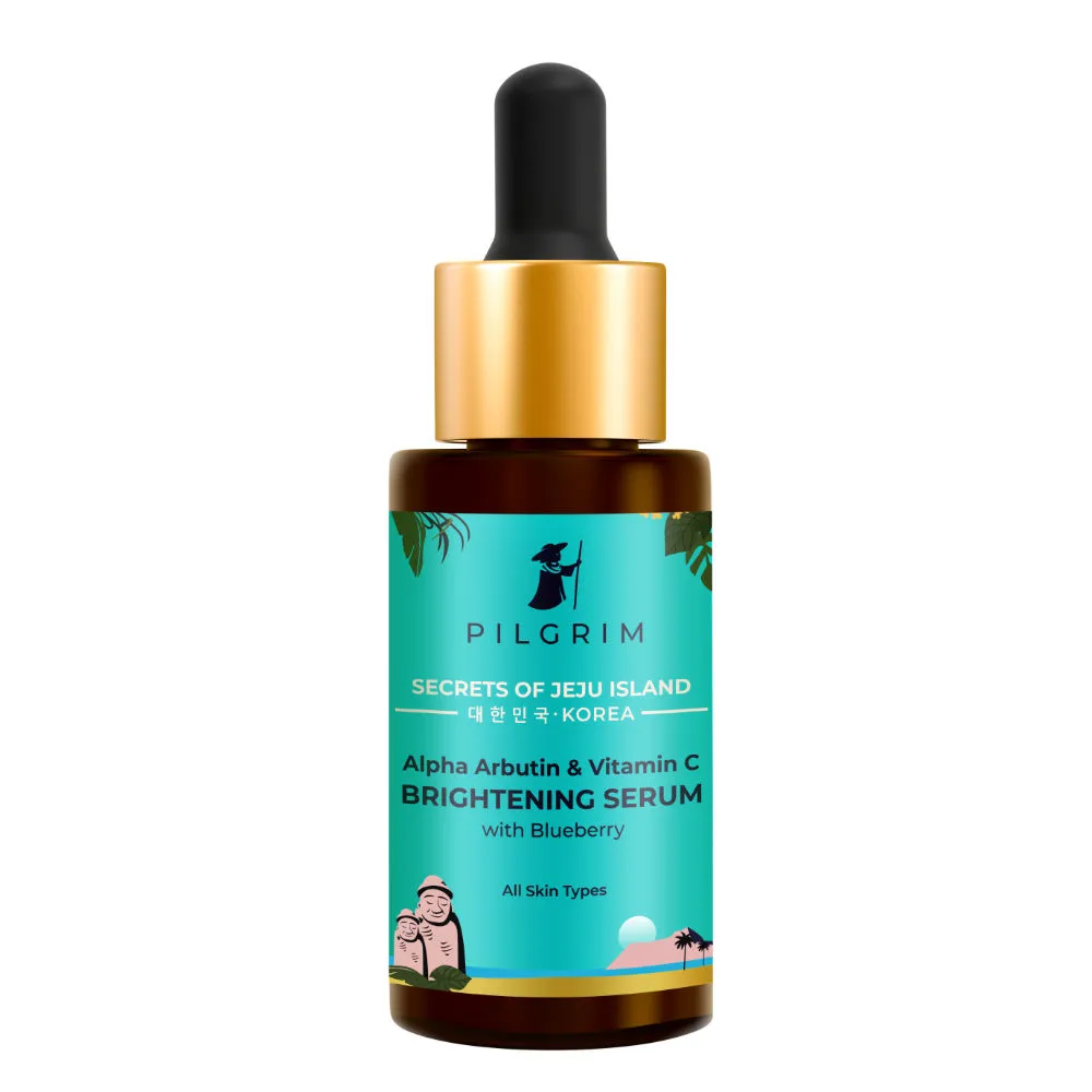 Pilgrim Alpha Arbutin & Vitamin C Brightening Skin Face Serum