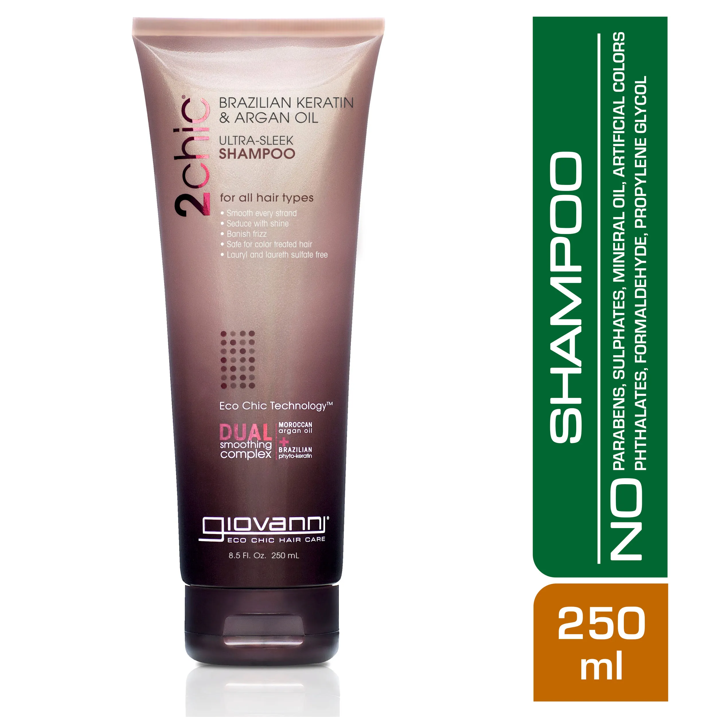 Giovanni Organic 2Chic Brazilian Keratin & Argan Oil Shampoo