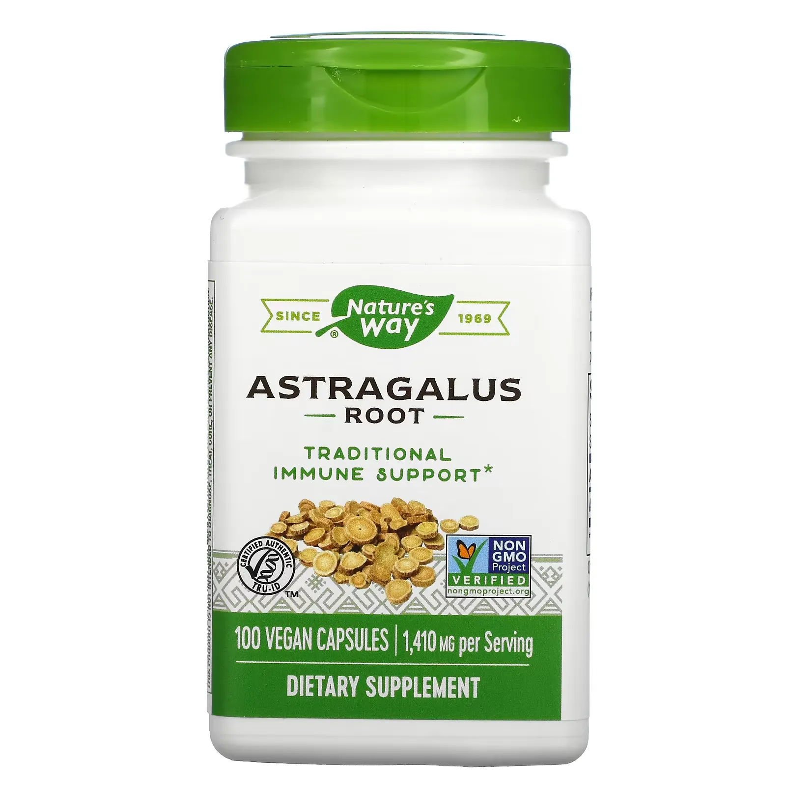 Astragalus Root, 1,410 mg, 100 Vegan Capsules