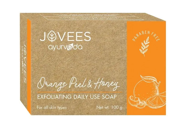 Jovees Orange Peel & Honey Exfoliating Daily Use Soap