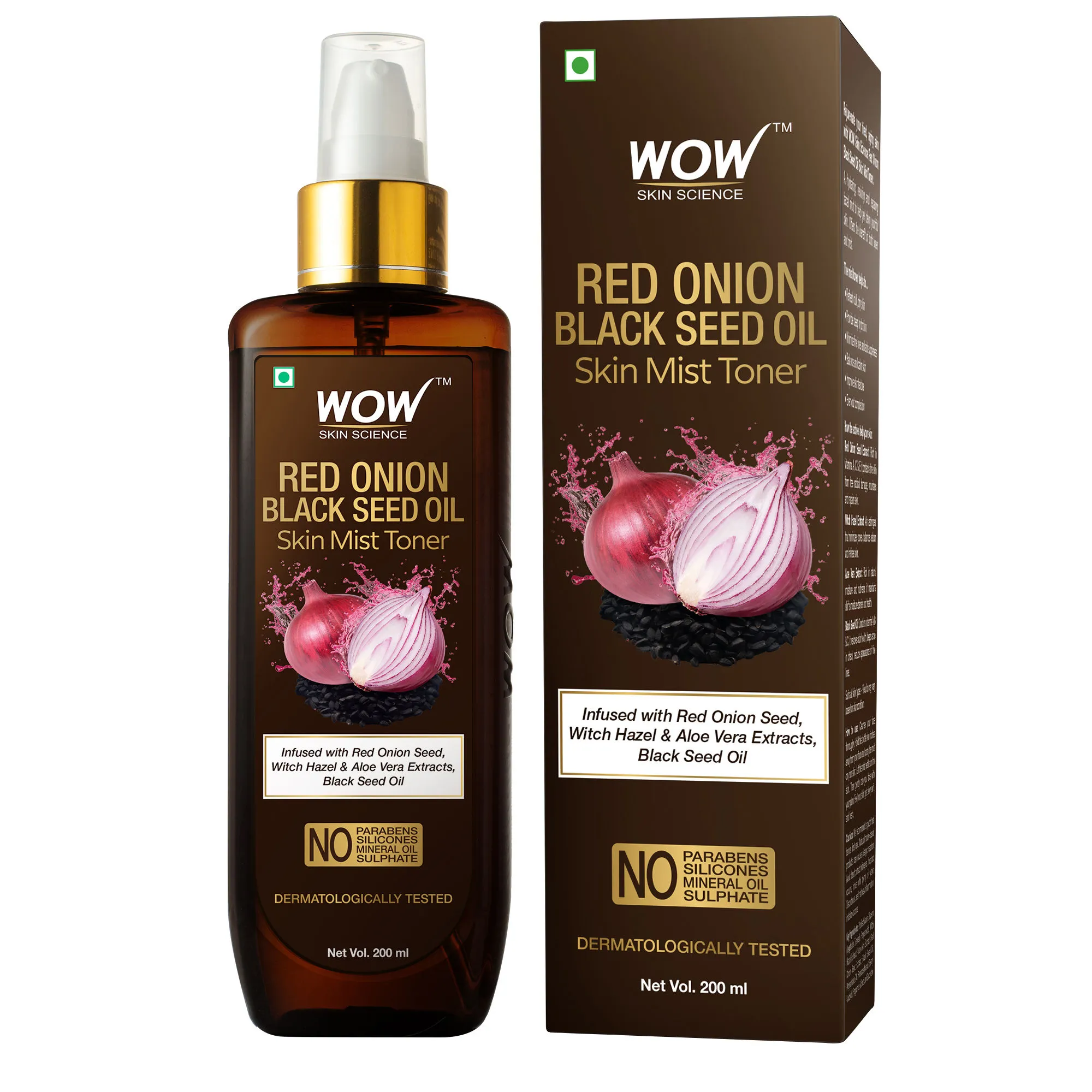 WOW Skin Science Red Onion Skin Mist Toner - 200ml