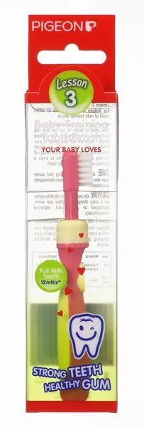 Pigeon Training Toothbrush L-3 (Pink)