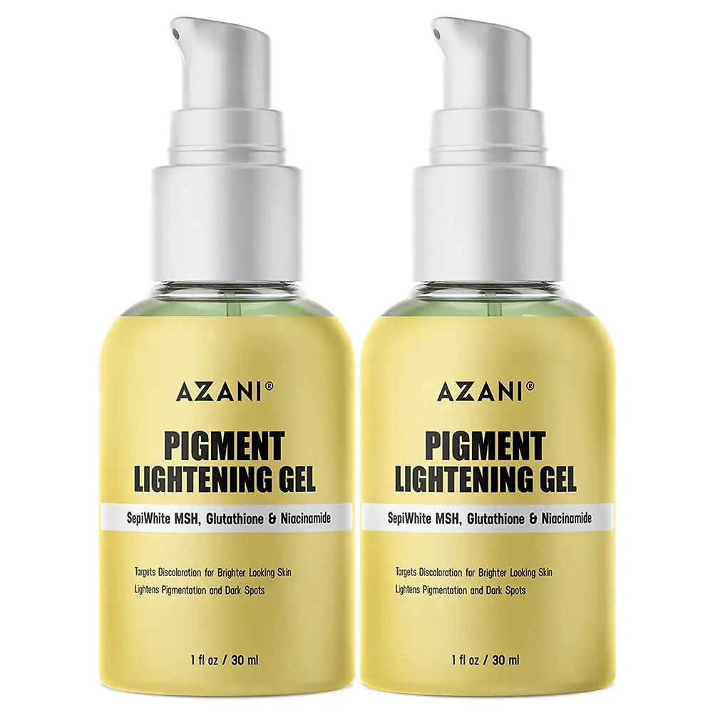 Azani Active Care Pigment Lightening Gel,  30 ml  SepiWhite MSH Glutathione & Niacinamide Pack of 2