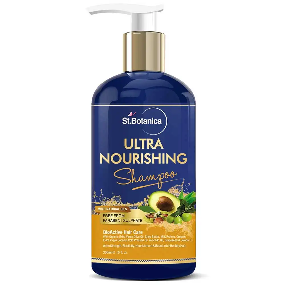 St.Botanica Ultra Nourishing Shampoo,  300 ml  No Sulphate, No Parabens, No Silicon